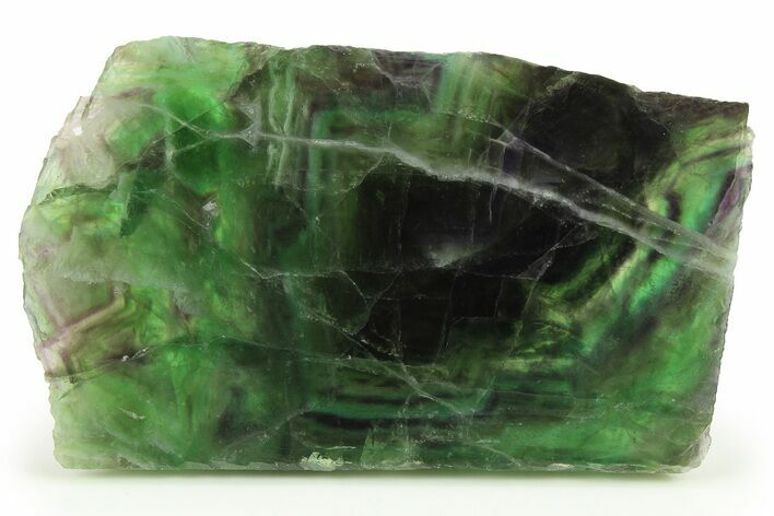 Colorful, Polished Fluorite Slab - China #284277